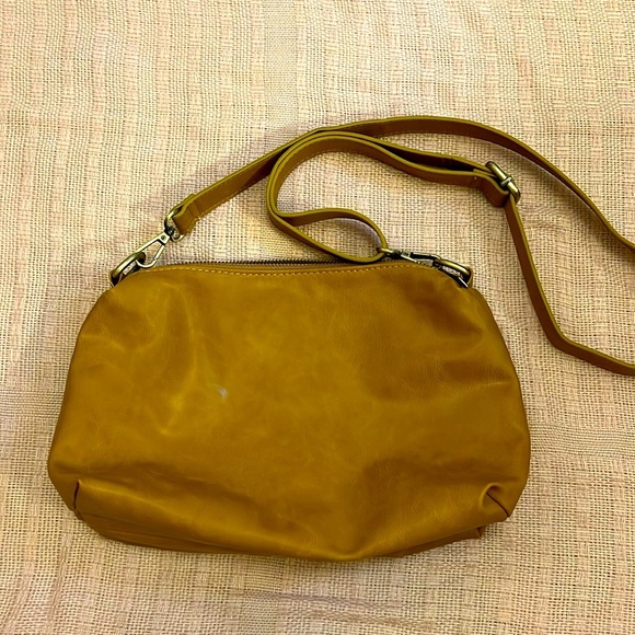 Joy Susan vegan purse. Crossbody. Color is rich mustard. NWOT - Picture 1 of 3